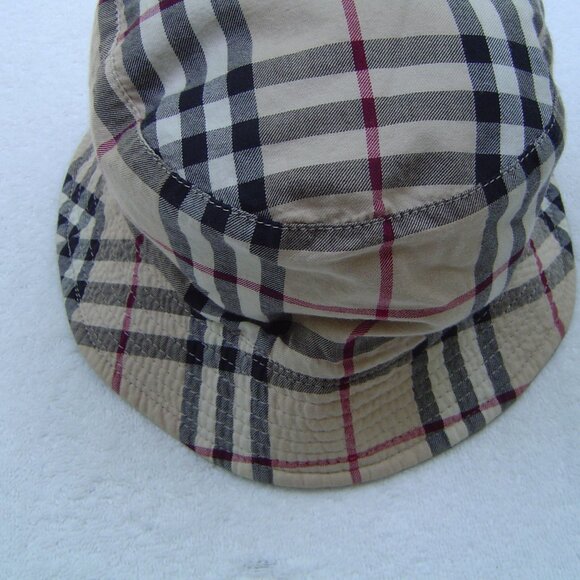 AUTHENTIC BURBERRY NOVA CHECK BUCKET HAT VGC - Picture 3 of 13